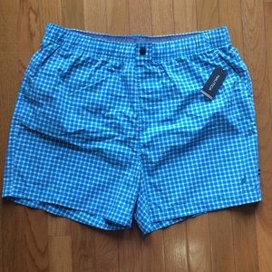 Men's Nautica Plaid Swim Trunks